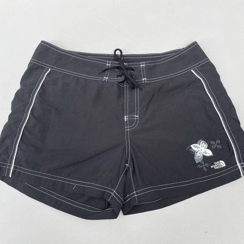 The North Face Black Swim Board Shorts- Size 4 - Picture 1 of 11